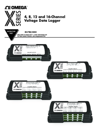 Thumbnail of document Manual - OM-CP-OCTVOLT-160MV-A2 X-Series - Multi Channel Voltage Loggers